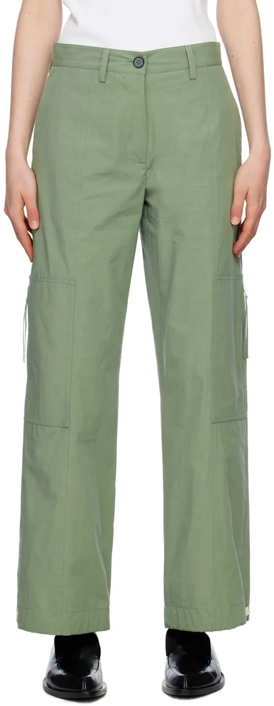 Zipper Pocket Casual Pants