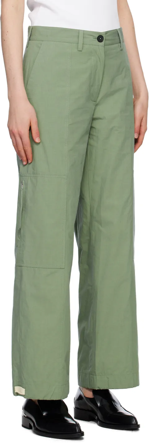 Zipper Pocket Casual Pants
