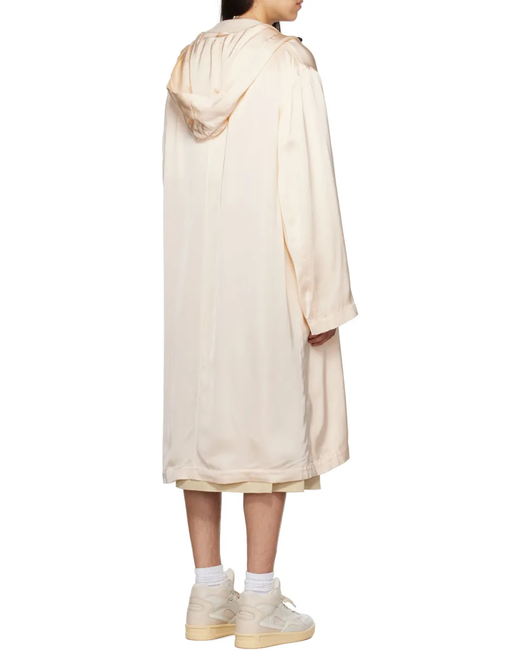 Long-Sleeved Hooded Coat