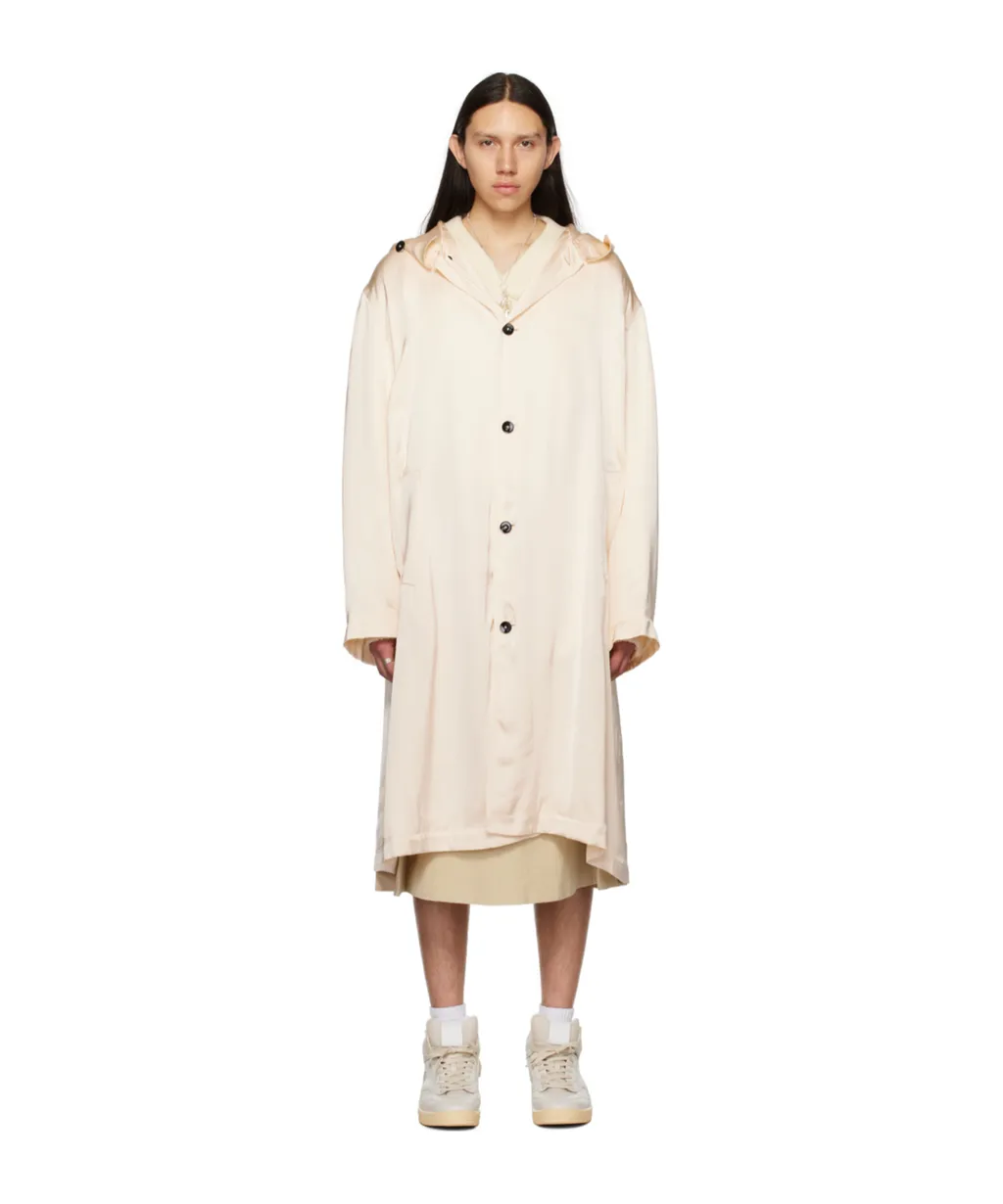 Long-Sleeved Hooded Coat