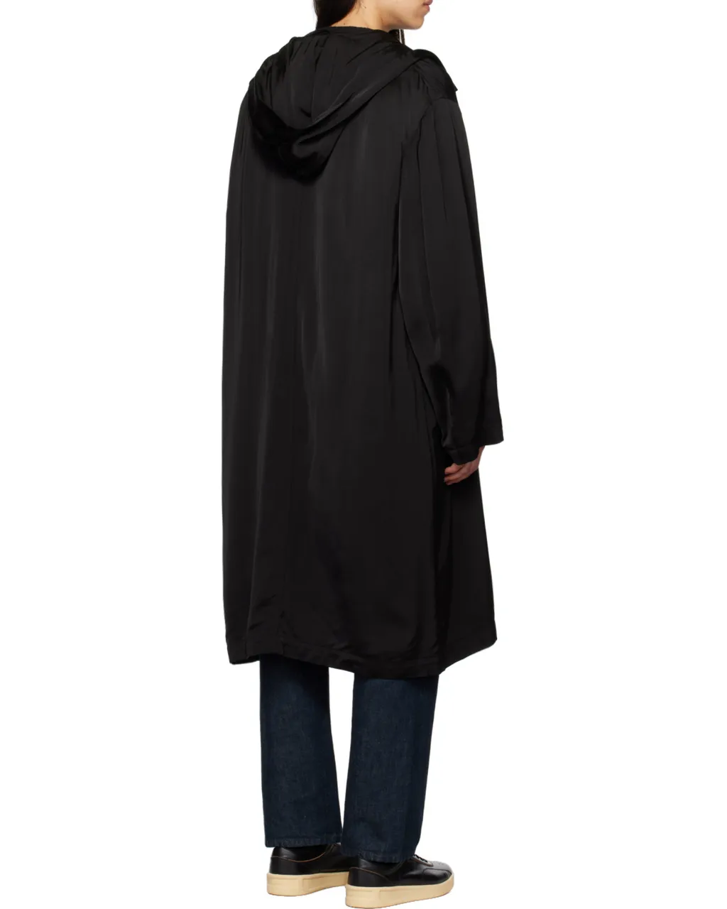 Long-Sleeved Hooded Coat
