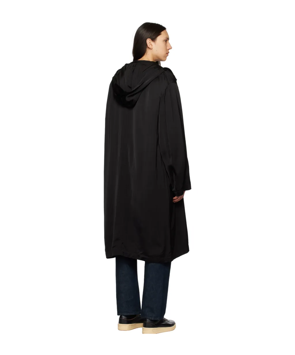 Long-Sleeved Hooded Coat