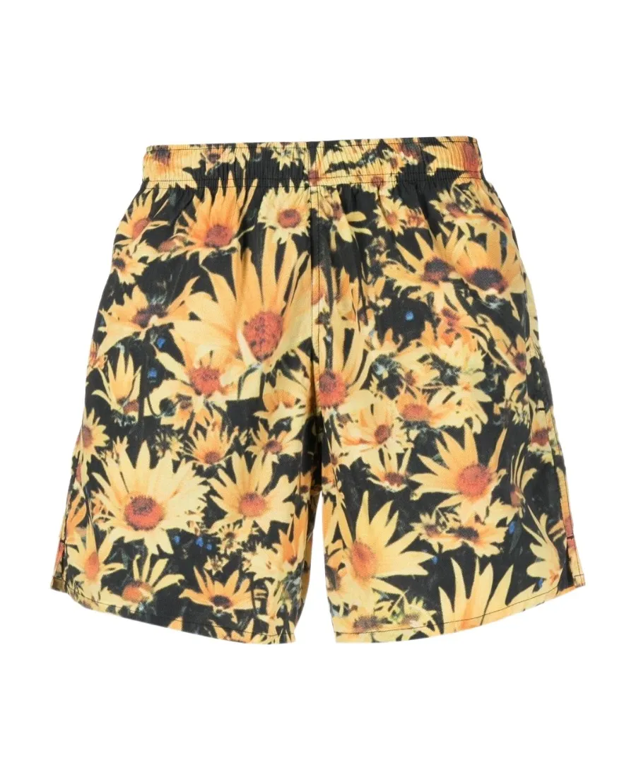 Sunflower-Print Swim Shorts