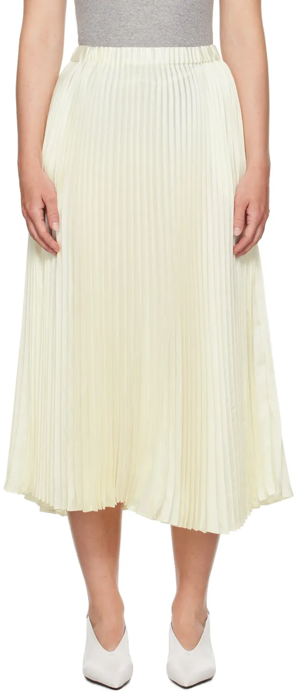 Pleated Midi Skirt