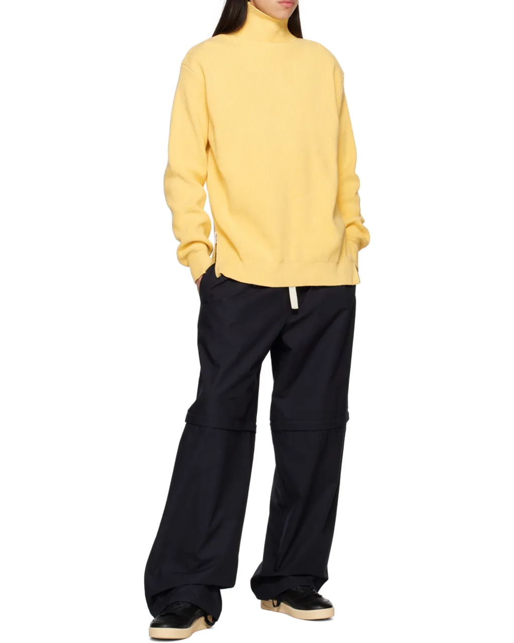 Loose High-Necked Sweater