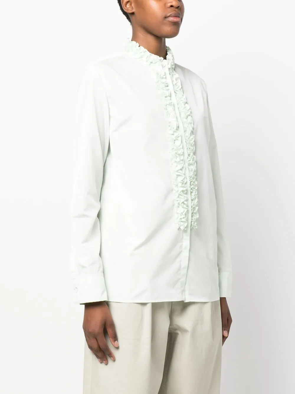 Ruffle-Detail Blouse