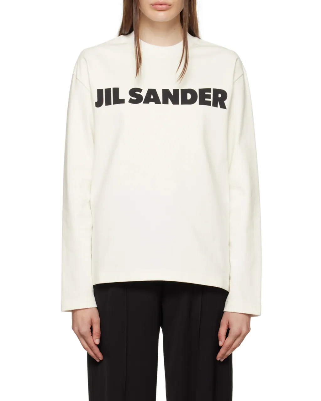 Logo Printed Long-Sleeved T-Shirt