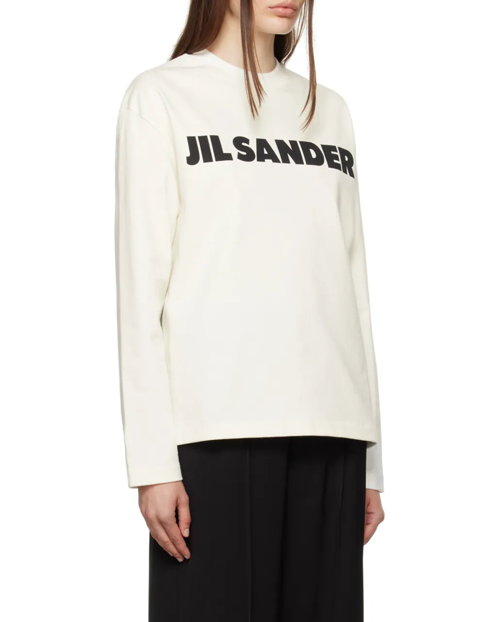 Logo Printed Long-Sleeved T-Shirt