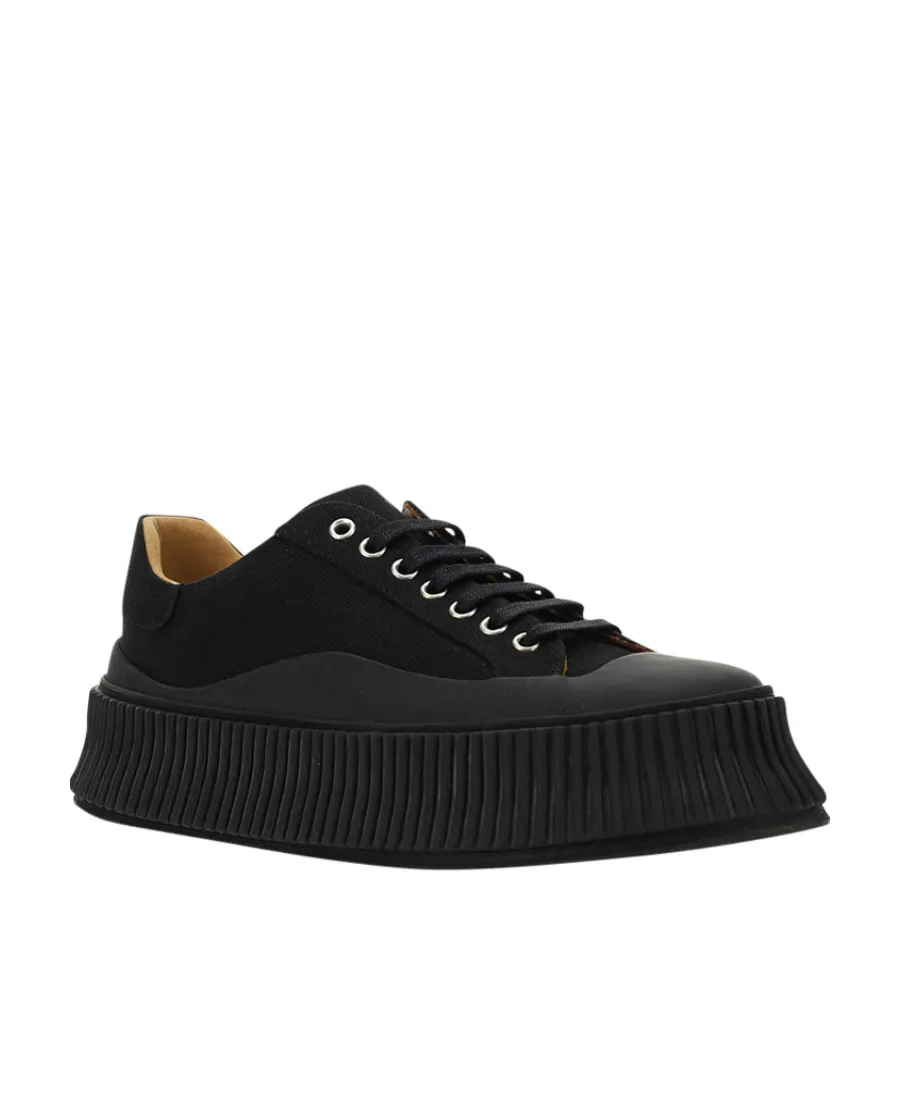 Round Toe Lace-Up Sneakers