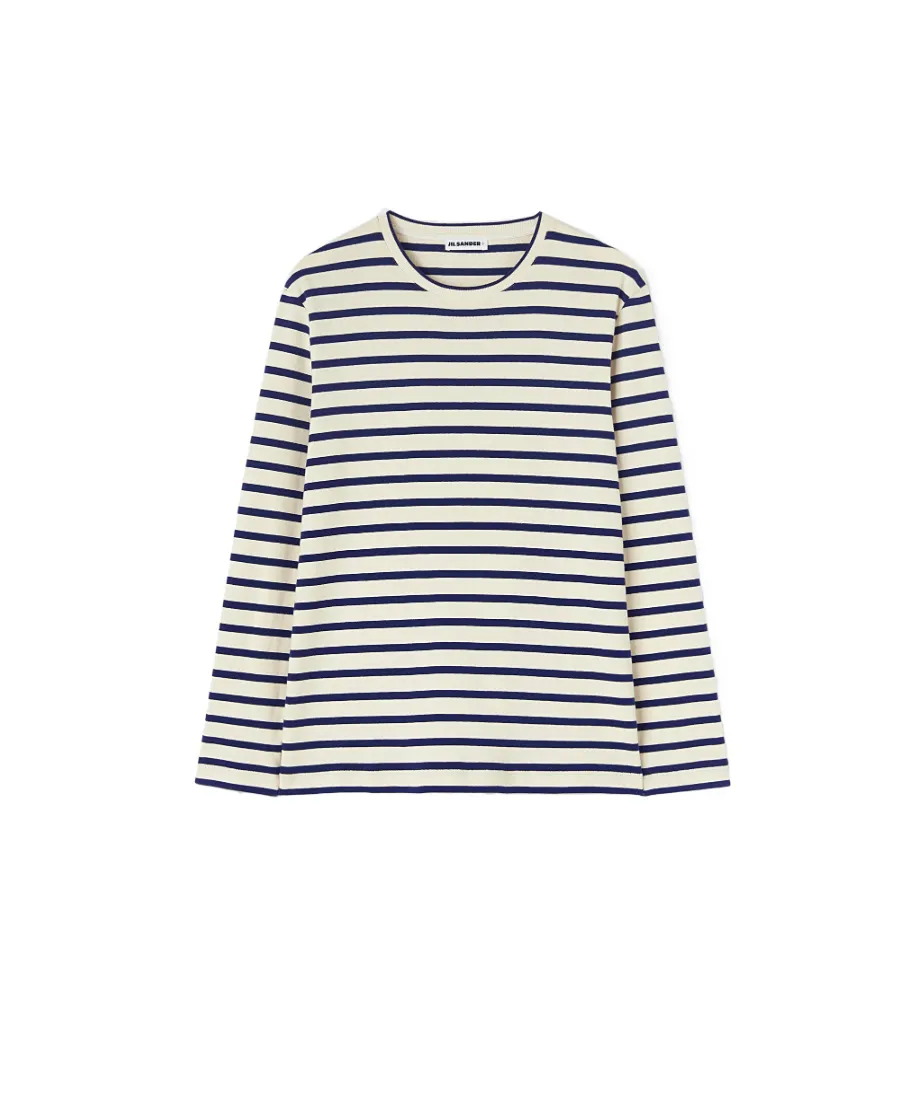 Striped Crewneck Sweatshirt