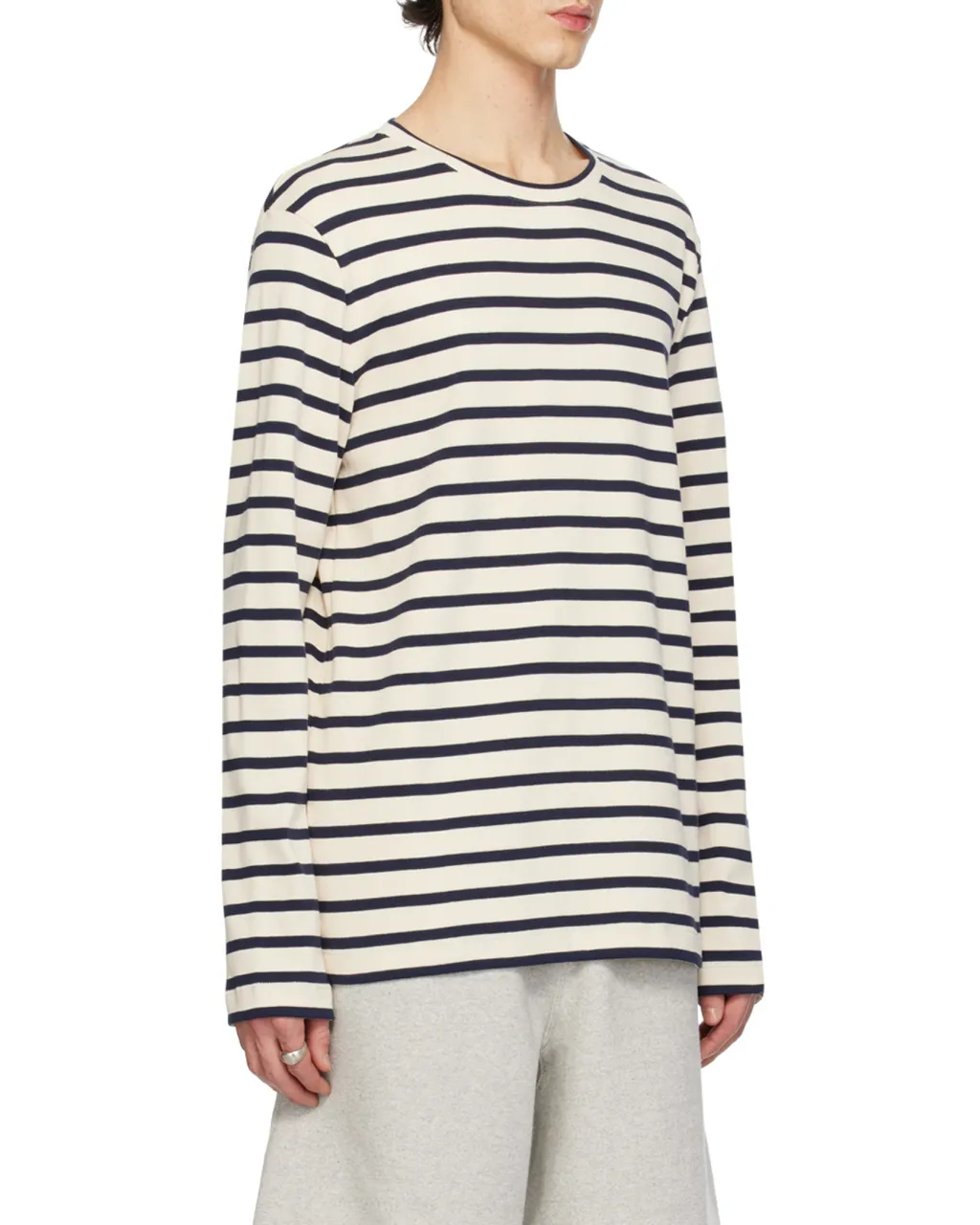 Striped Crewneck Sweatshirt