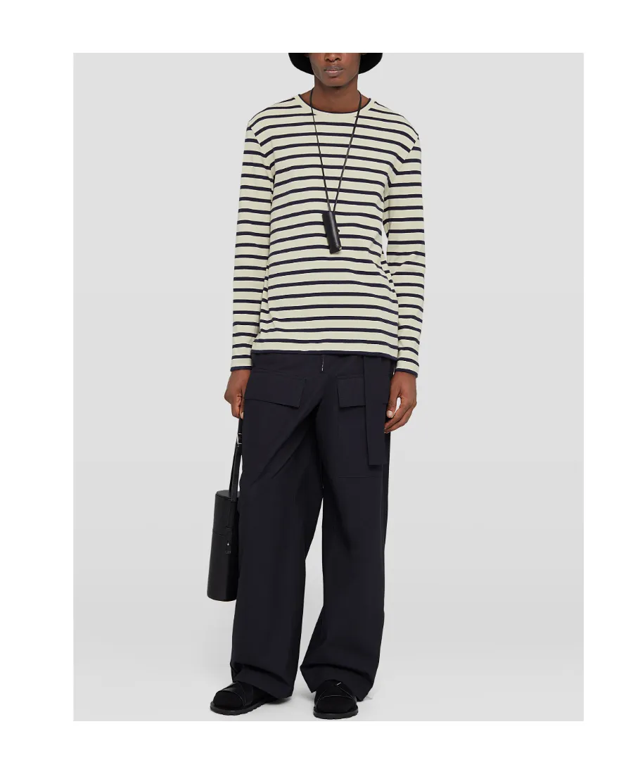 Striped Crewneck Sweatshirt