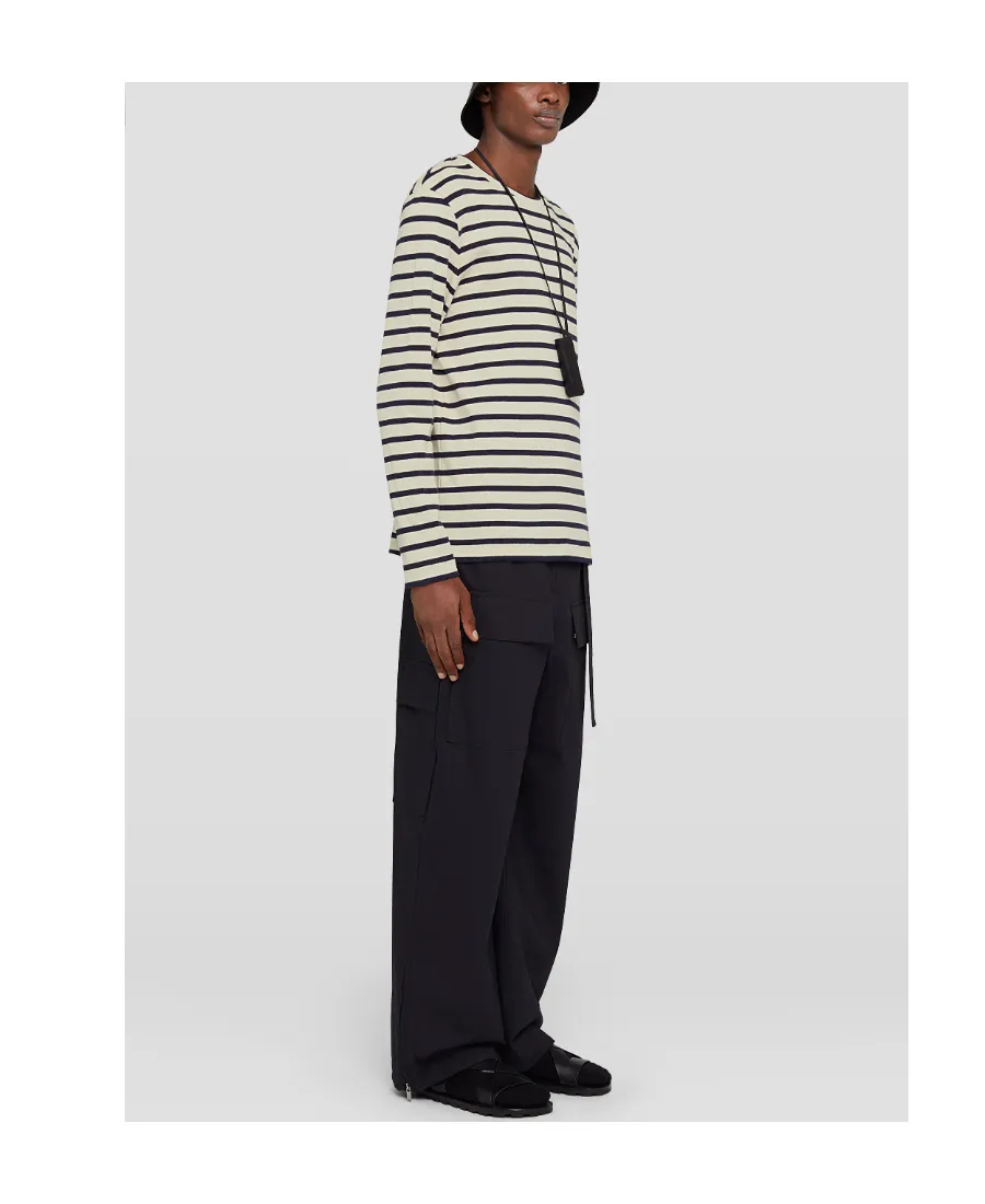 Striped Crewneck Sweatshirt