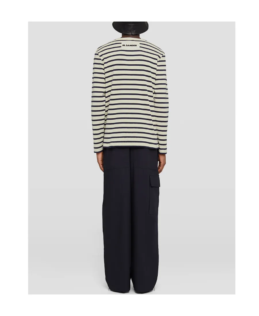 Striped Crewneck Sweatshirt