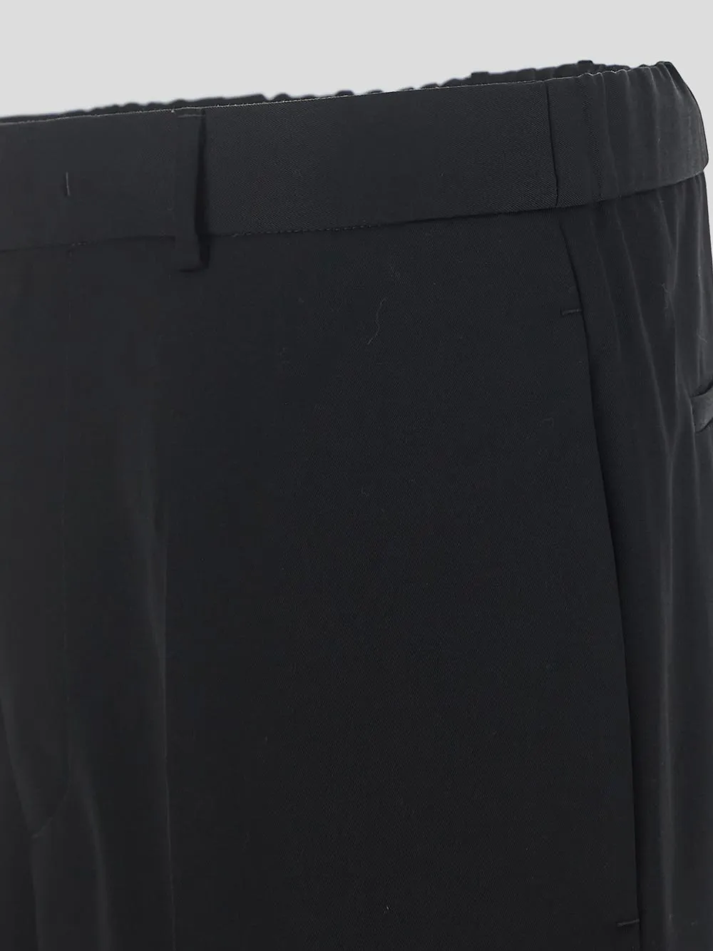 Mid-Rise Straight-Leg Trousers