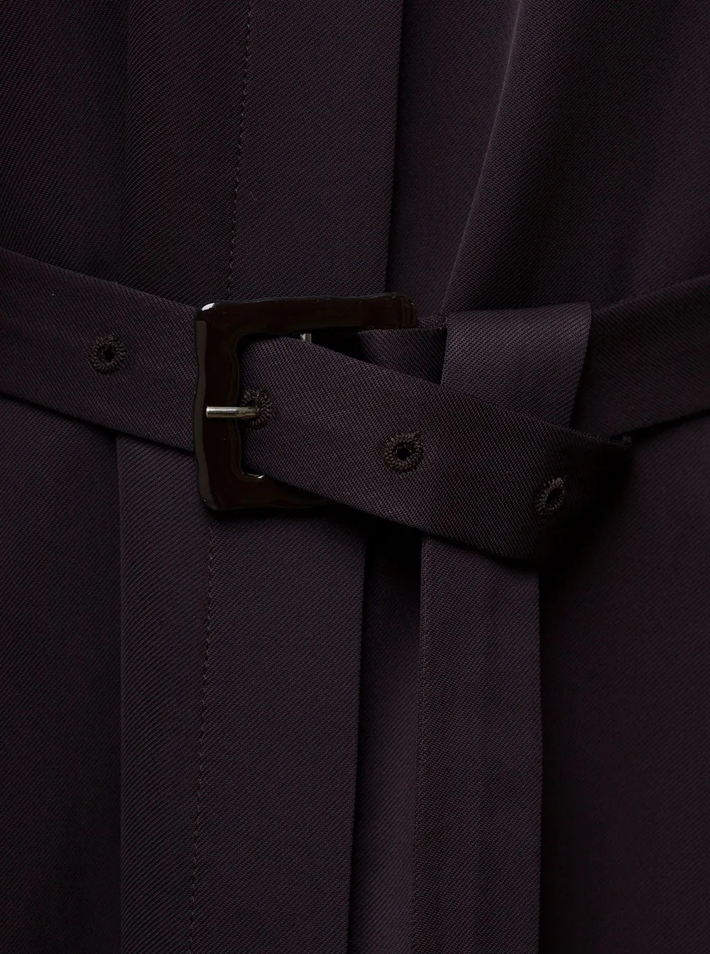 Single-Breasted Belted Tailored Coat