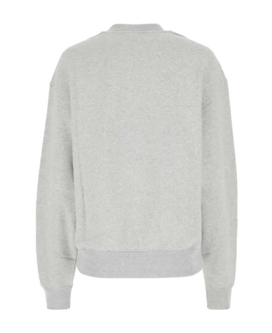 Logo-Patch Straight Hem Sweatshirt
