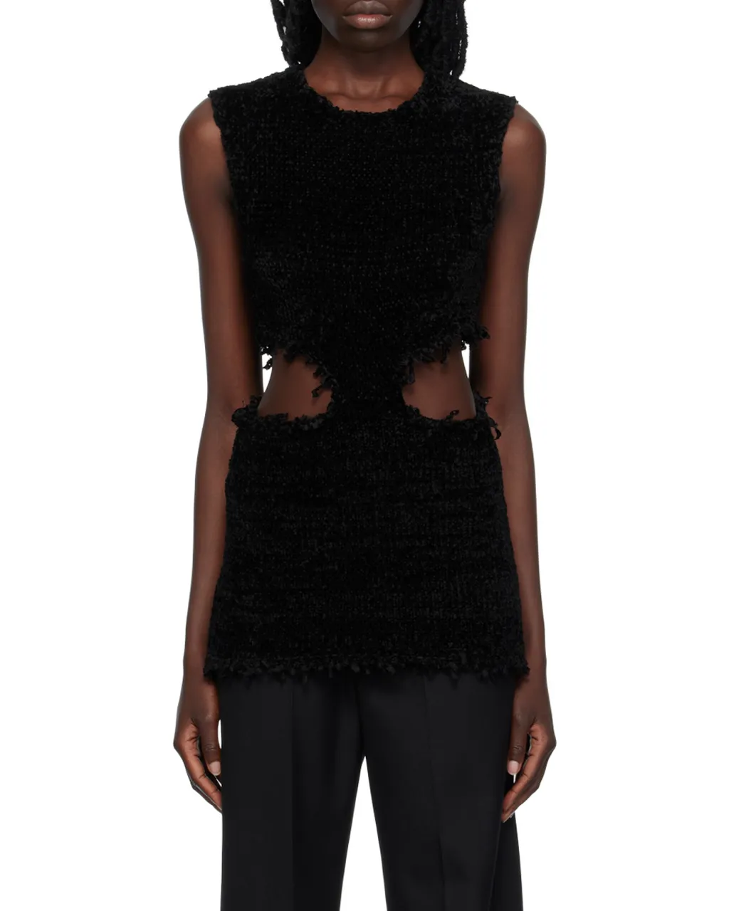 Cut-Out Detailed Sleeveless Dress