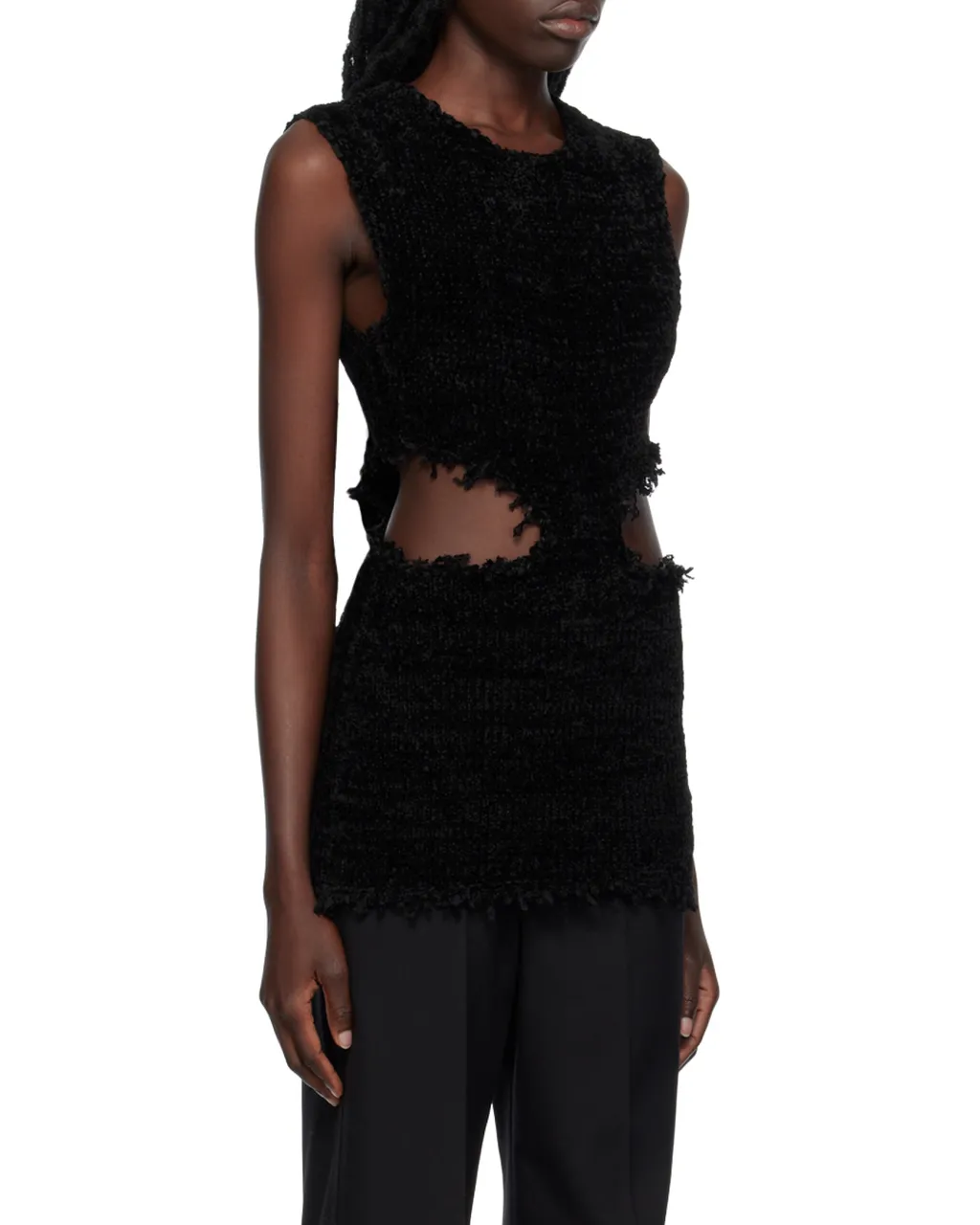 Cut-Out Detailed Sleeveless Dress