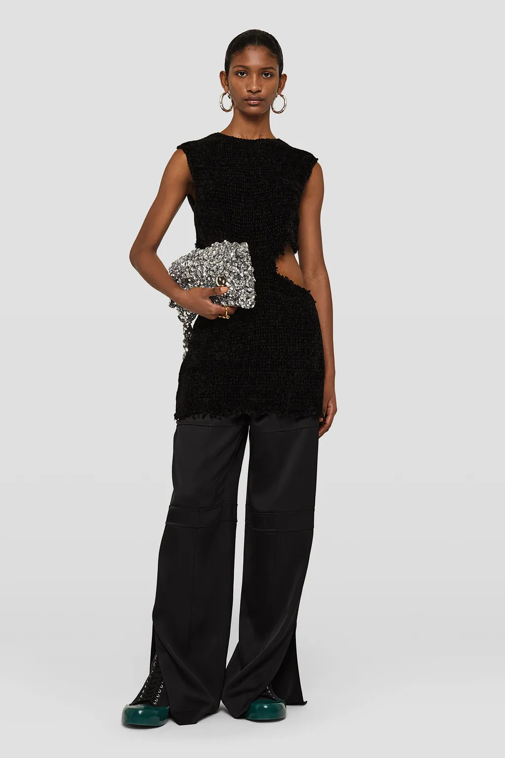 Cut-Out Detailed Sleeveless Dress
