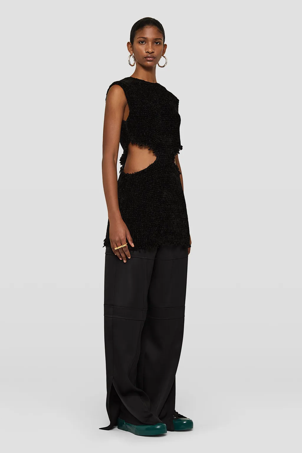 Cut-Out Detailed Sleeveless Dress