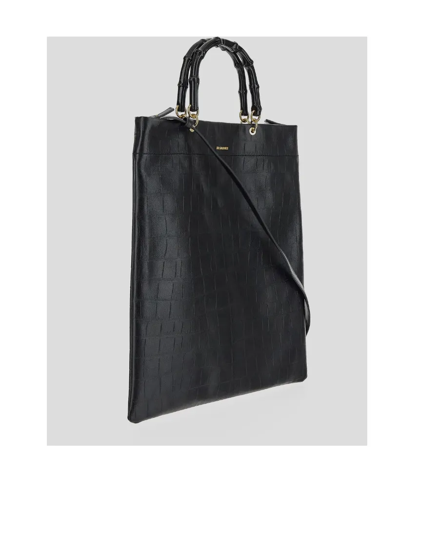 Embossed Top Handle Bag
