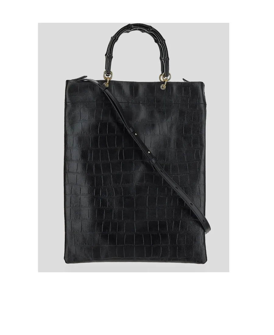 Embossed Top Handle Bag