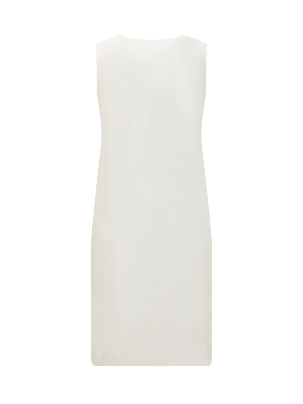 Round Neck Sleeveless Shift Dress