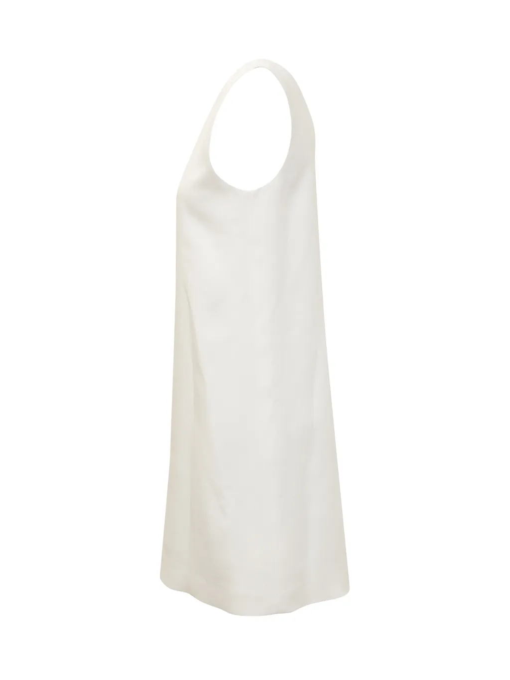 Round Neck Sleeveless Shift Dress