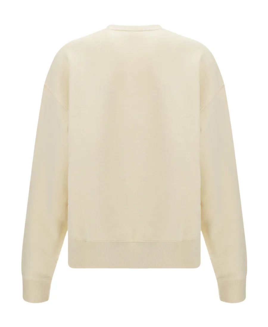 Logo-Patch Straight Hem Sweatshirt