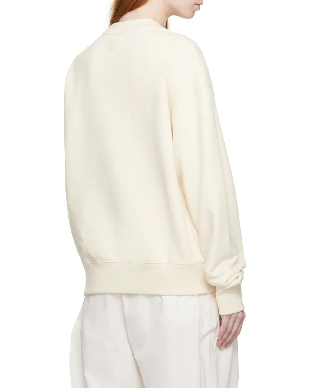 Logo-Patch Straight Hem Sweatshirt