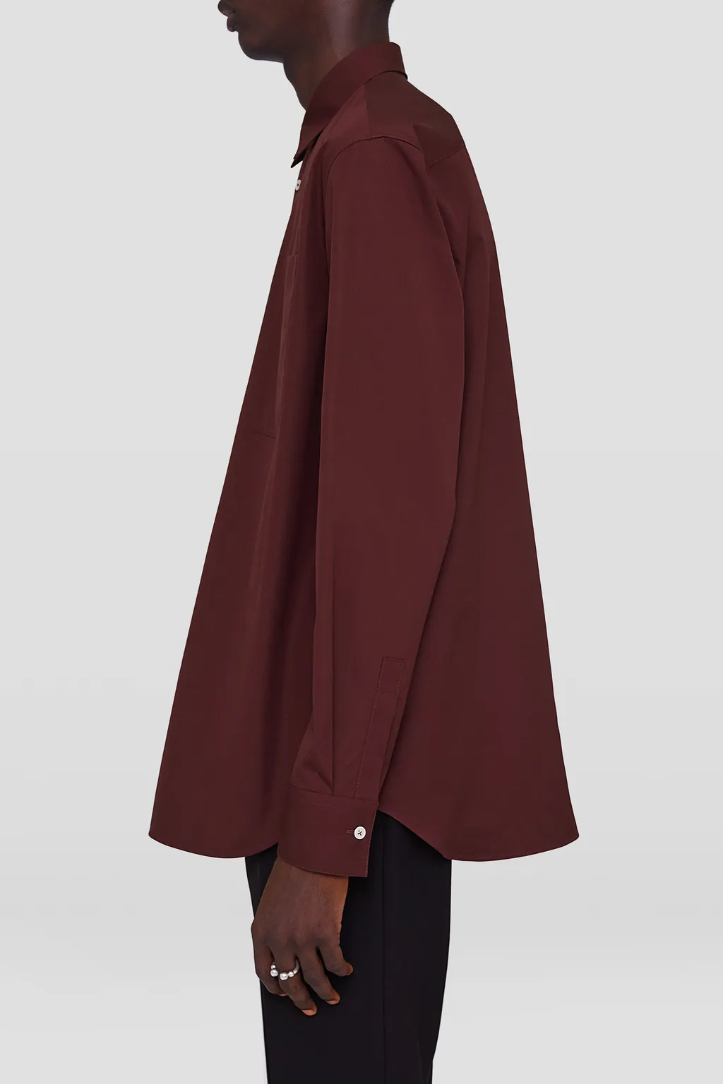 Buttoned Long-Sleeved Shirt