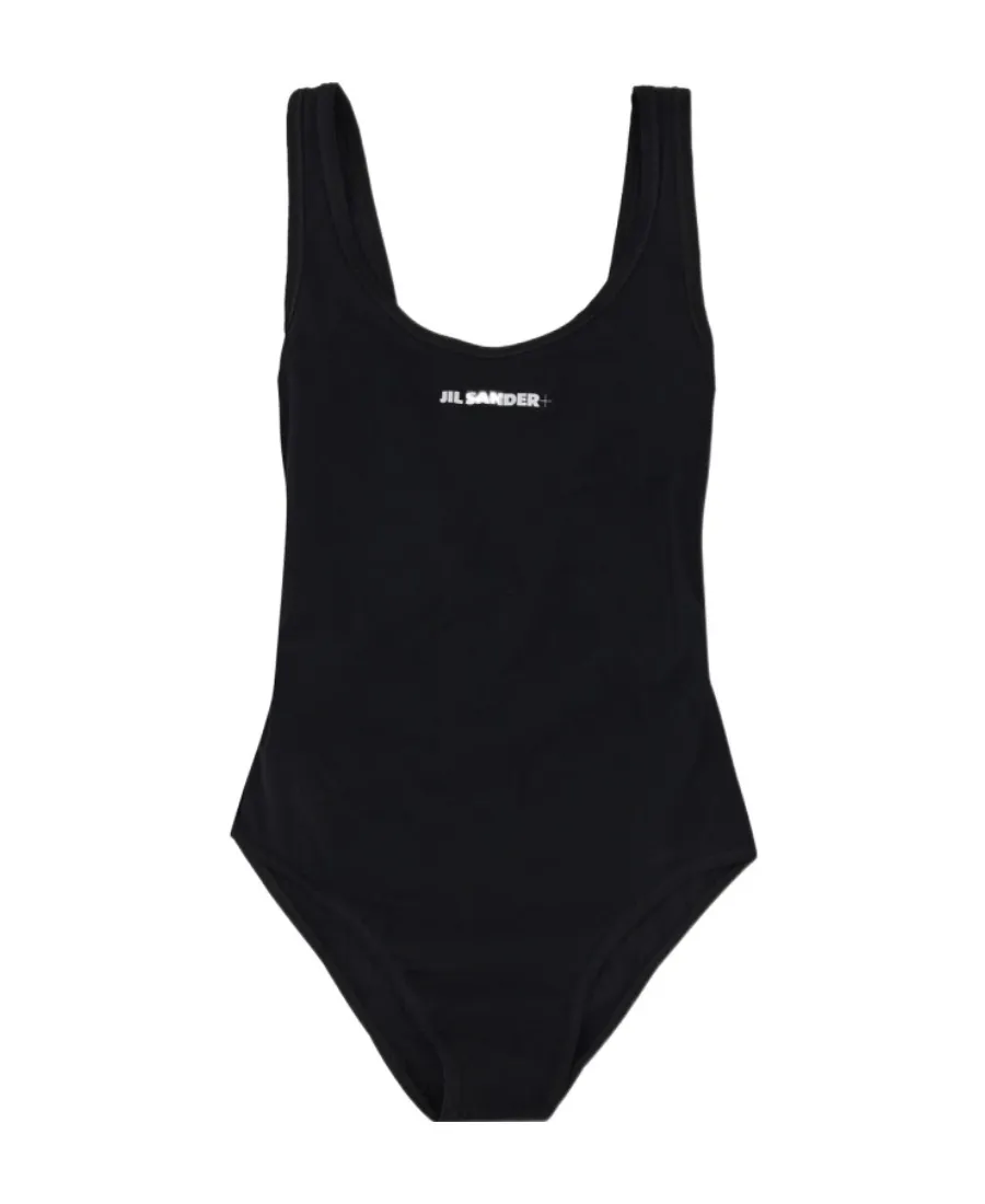Logo Printed One-Piece Swimsuit
