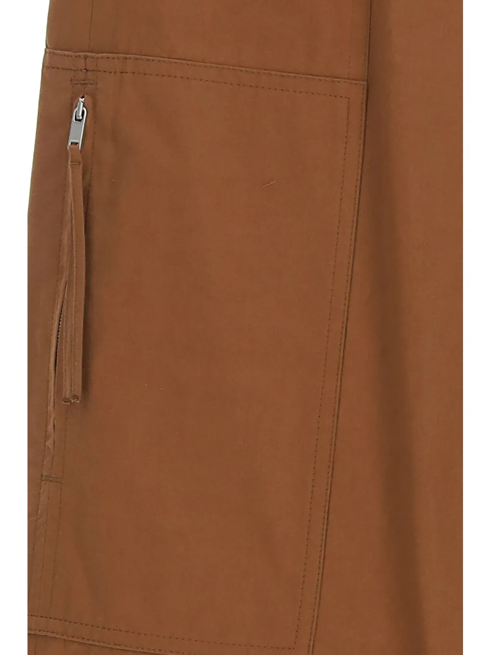 High-Waist Wide-Leg Cargo Trousers