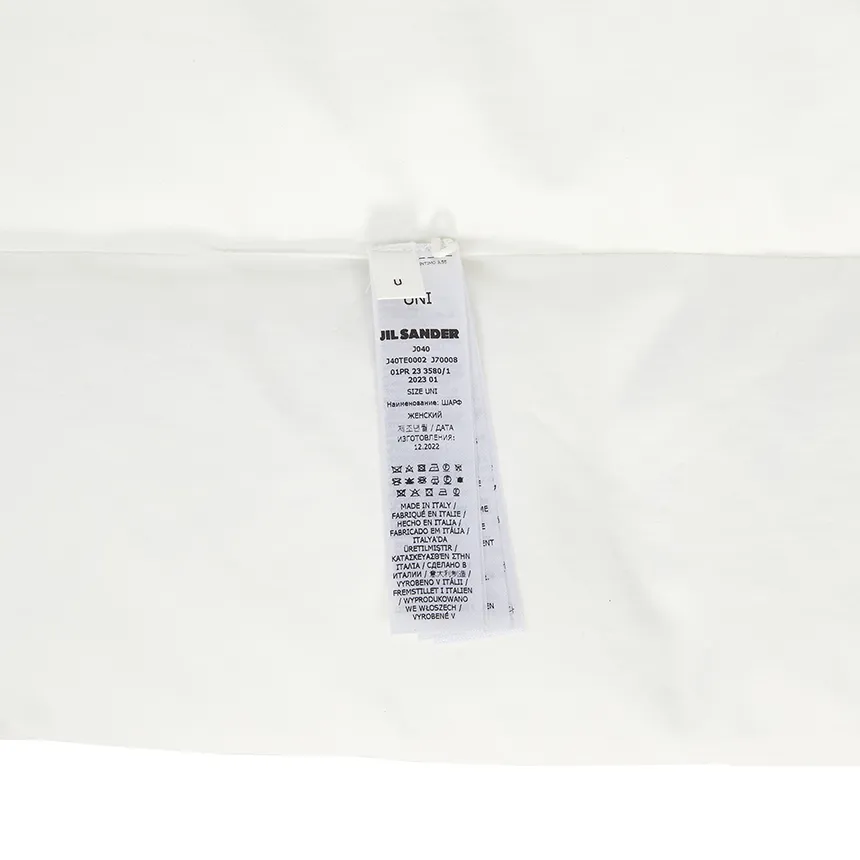 Logo Detailed Wraparound Scarf