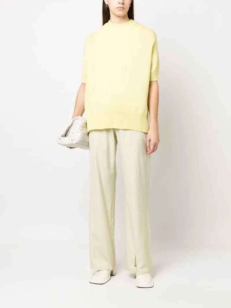 Short-Sleeved Knitted Top