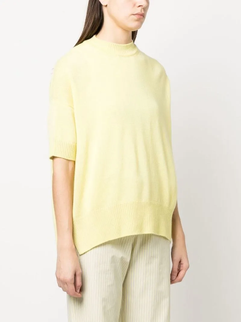 Short-Sleeved Knitted Top