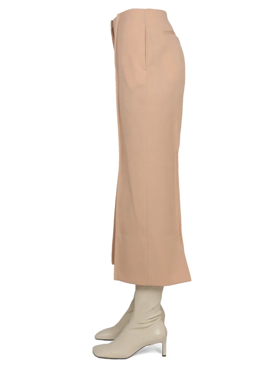 Wide-Leg Cropped Pants