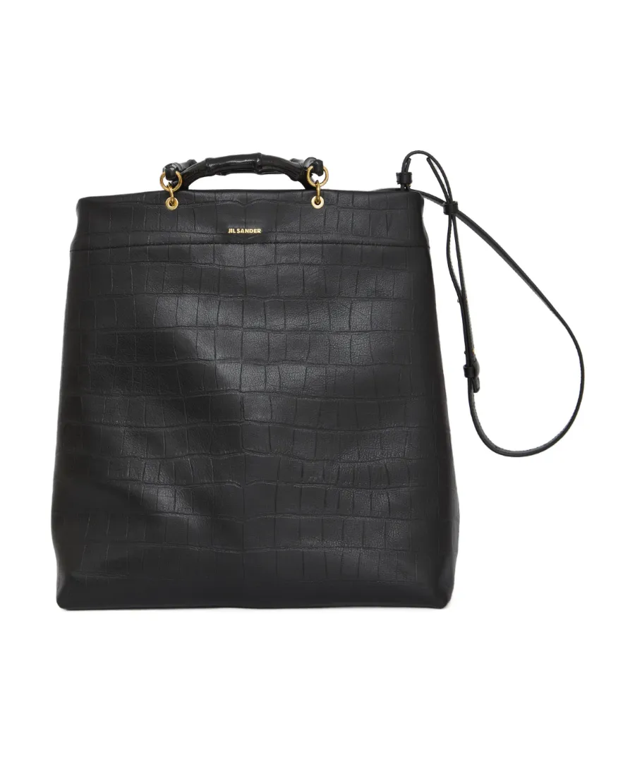 Embossed Bamboo Tote Bag