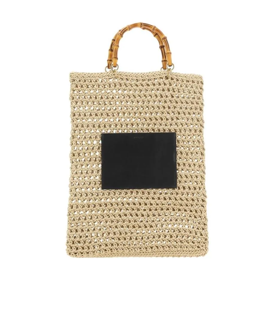 Logo Debossed Medium Tote Bag