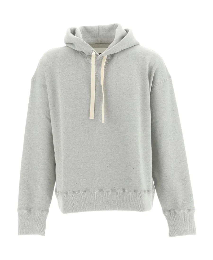 Long-Sleeved Drawstring Hoodie