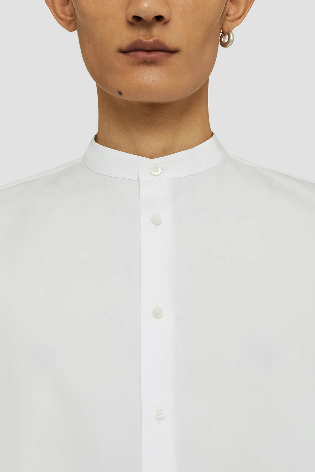 Long-Sleeved Oversized Shirt