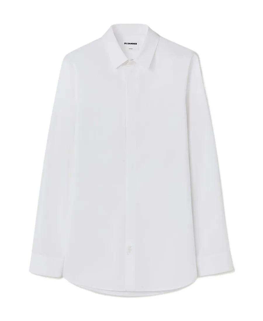 Button-Up Long-Sleeved Shirt