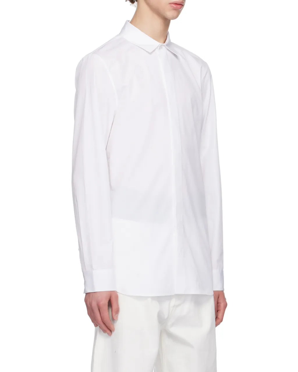 Button-Up Long-Sleeved Shirt