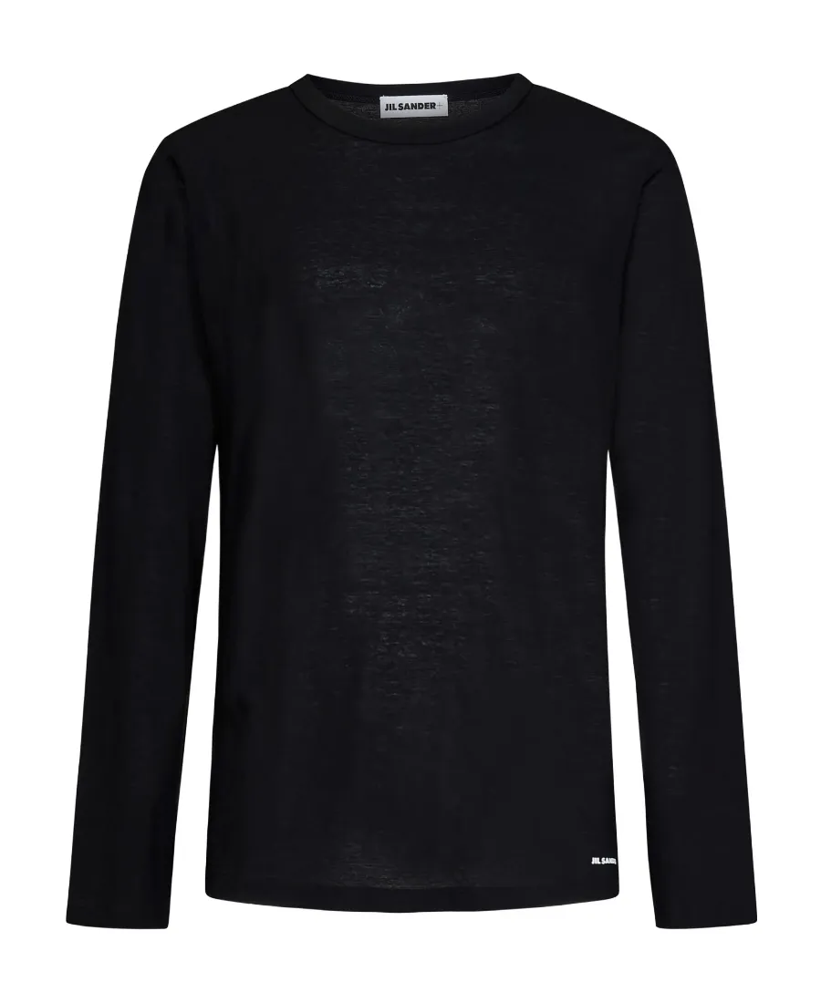 Crewneck Long-Sleeved T-Shirt