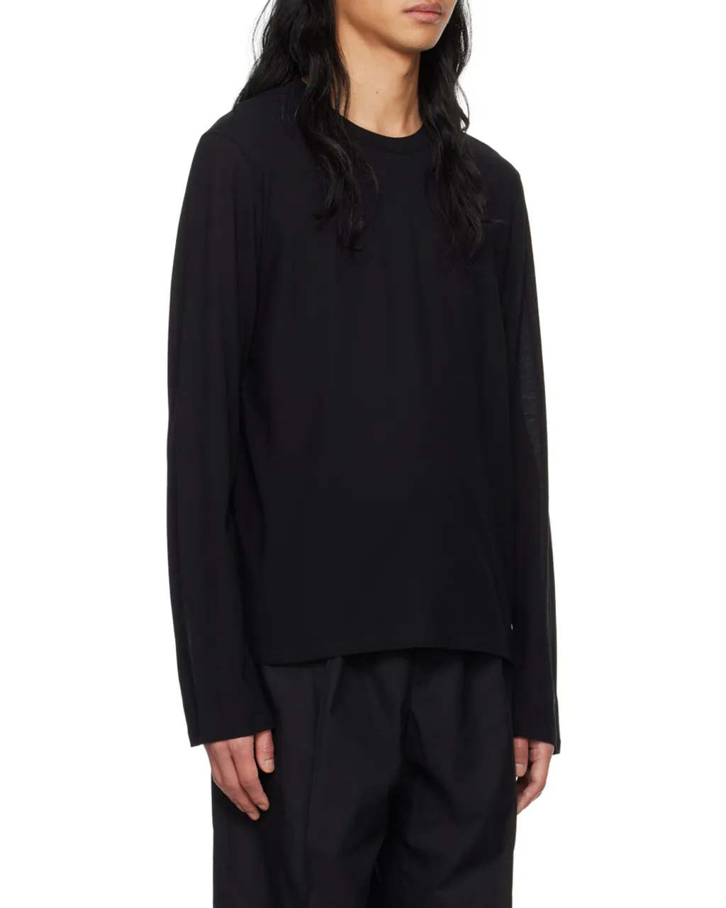 Crewneck Long-Sleeved T-Shirt