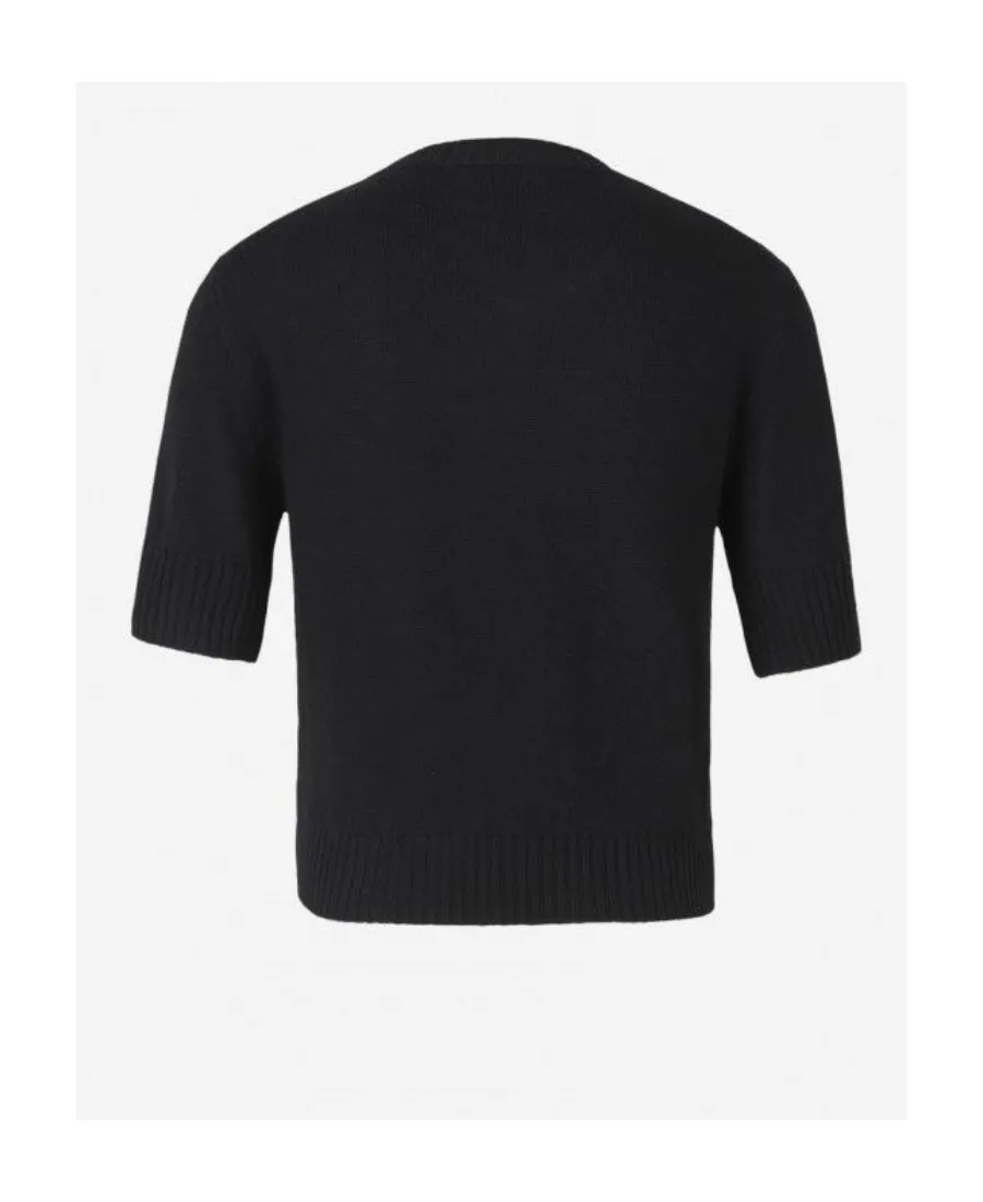 Cropped Wool Jumper