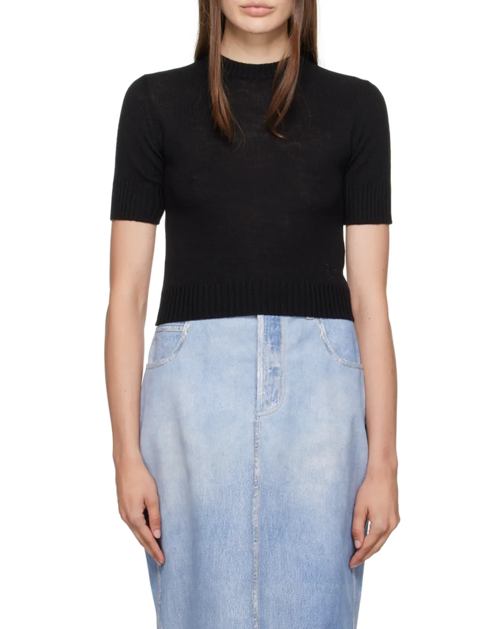 Cropped Wool Jumper