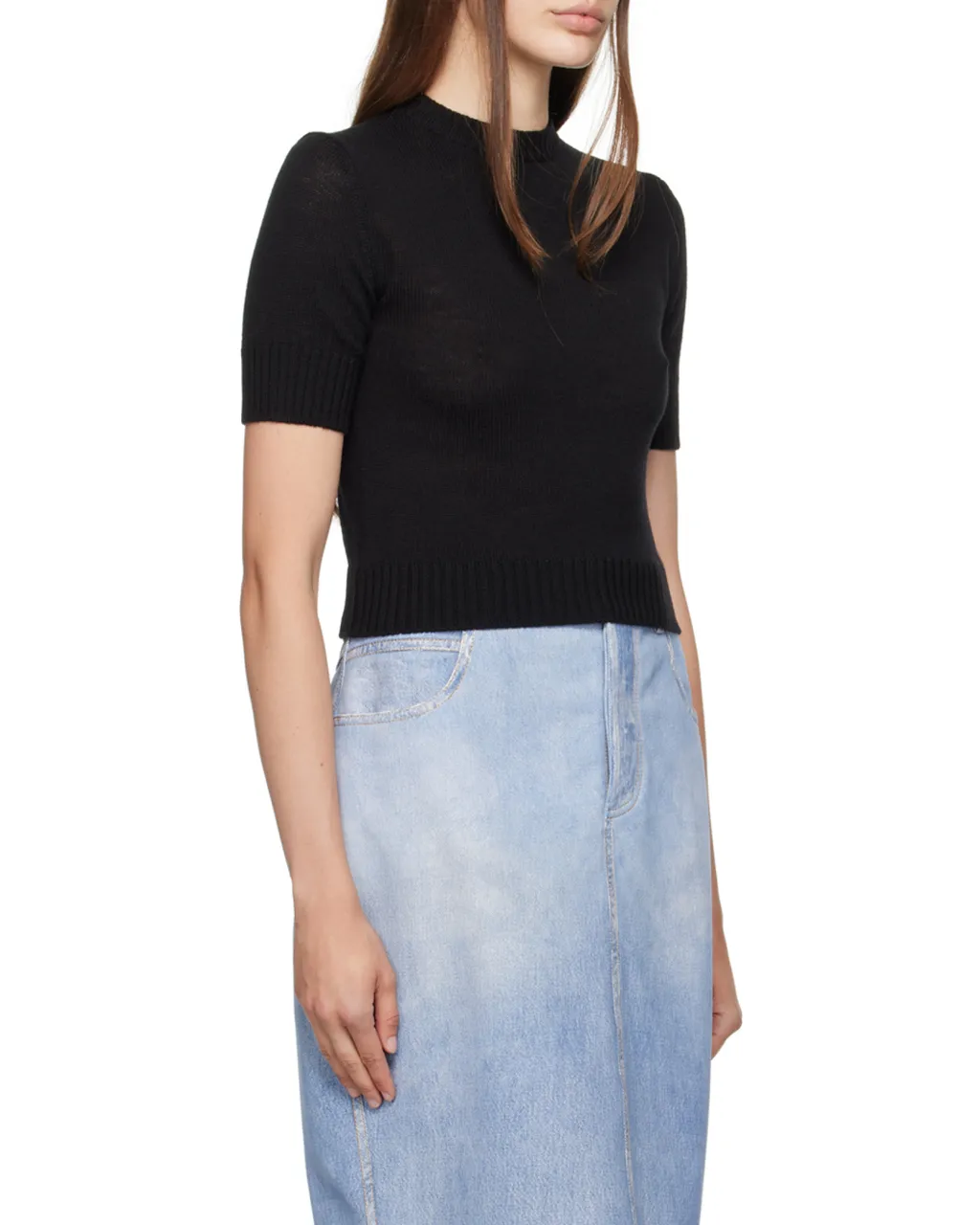 Cropped Wool Jumper