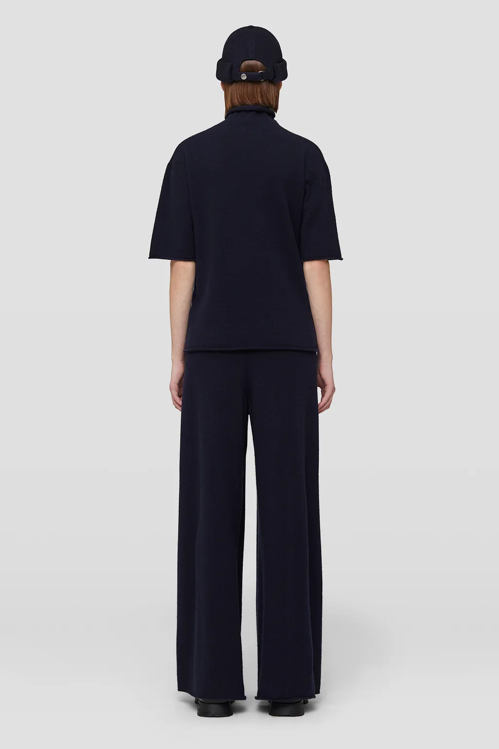 Drawstring Wide-Leg Trousers
